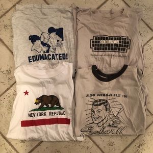 Bundle of 4 funny t-shirts